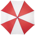 30" Karl-golfsateenvarjo puukahvalla, valkoinen, punainen lisäkuva 4